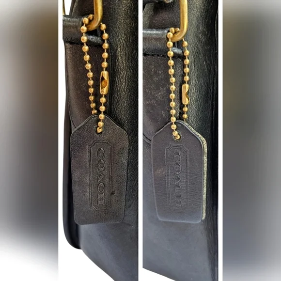 Vtg COACH | Ranch Bag | Black | Womens | Crossbody | 90s | Leather - Picture 9 of 16